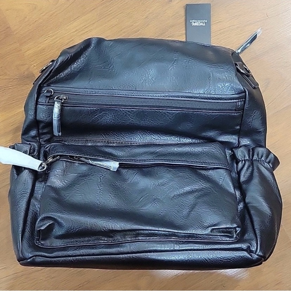 TVCDFG Leather Backpack Purse for Women Fashion Multipurpose Design Convertible